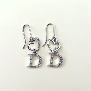 Vintage 2005 Dior “D” Charm Earrings